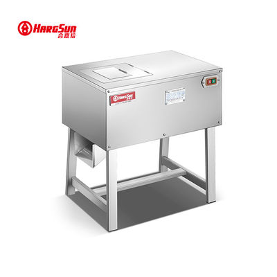 kwaliteit  Horizontal Fresh Meat Cutting Machine 750w 45kg 120kg/H With Protective Cover fabriek